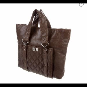 AUTHENTIC Chanel Brown 8 Knots Tote; OPEN TO TRADE